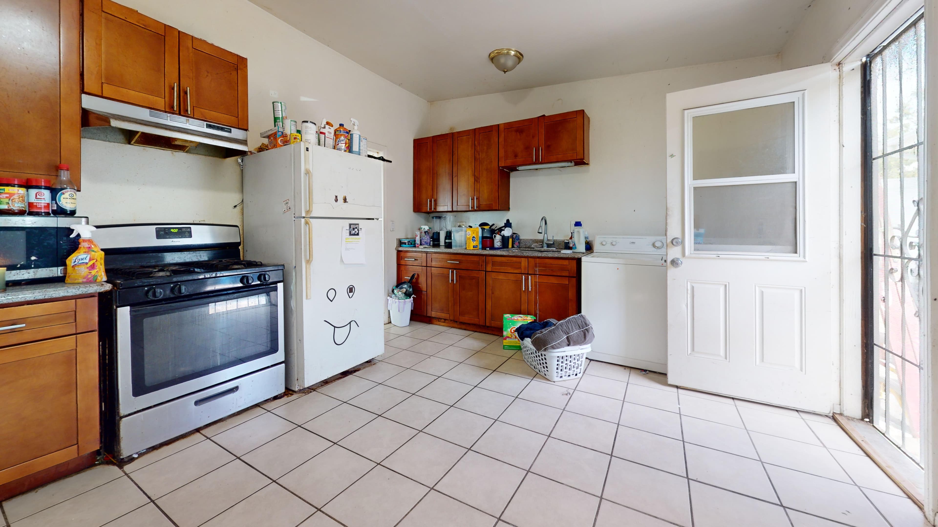 Kitchen interior at 301–303 Grace Avenue